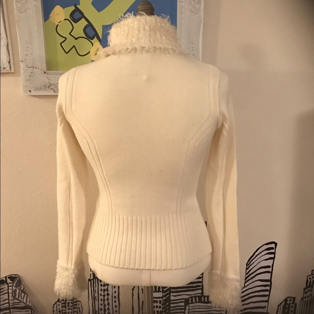 Faux Poodle Hair Turtle Neck Sweater VMC - Picture 3 of 5